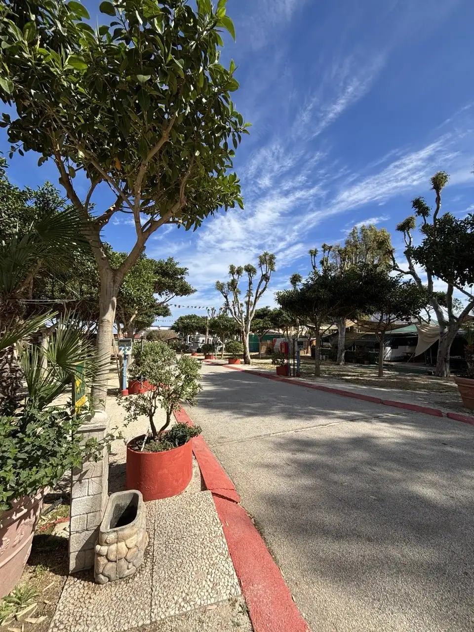Vista aerea delle piazzole